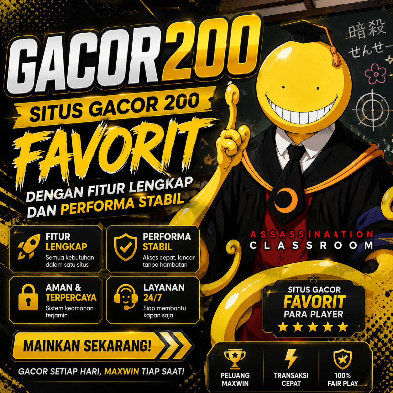 GACOR200: Situs GACOR 200 Favorit dengan Fitur Lengkap dan Performa Stabil
