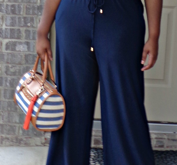 Navy Jumpsuit Birmingham Fashion Blogger