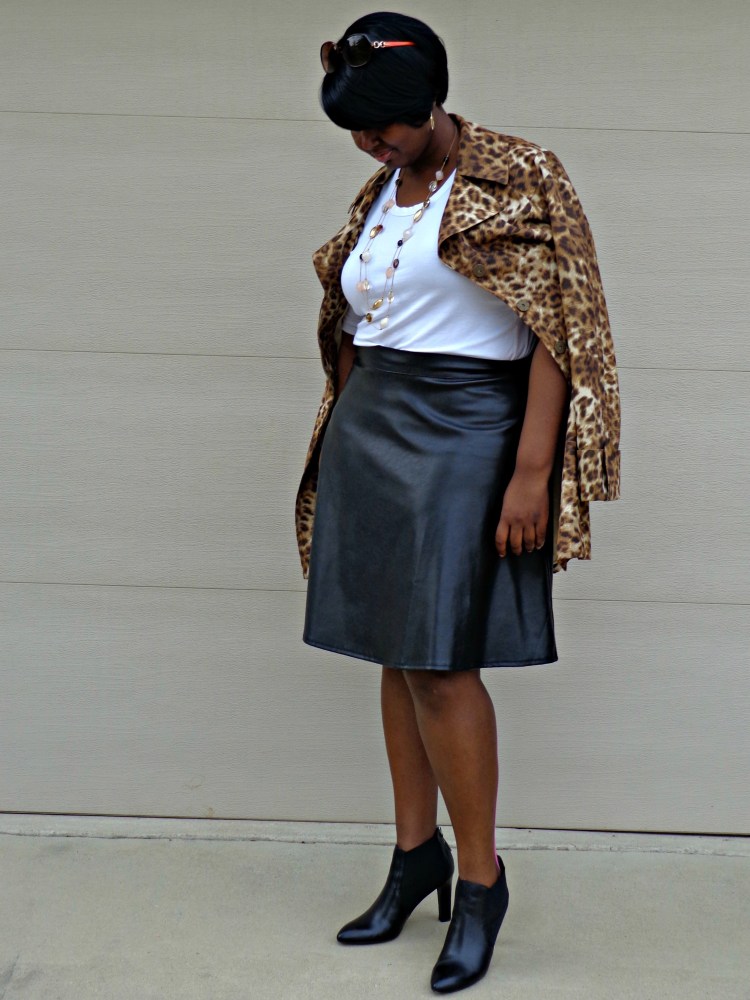 animal jacket on shoulder